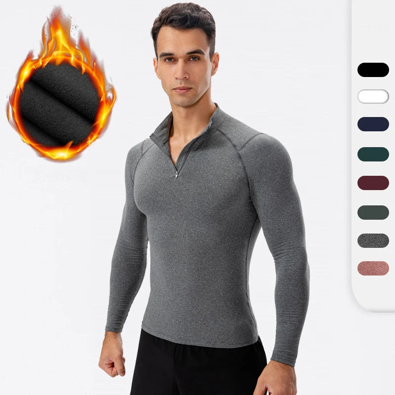 long Top Sleeved Fitness Shirt